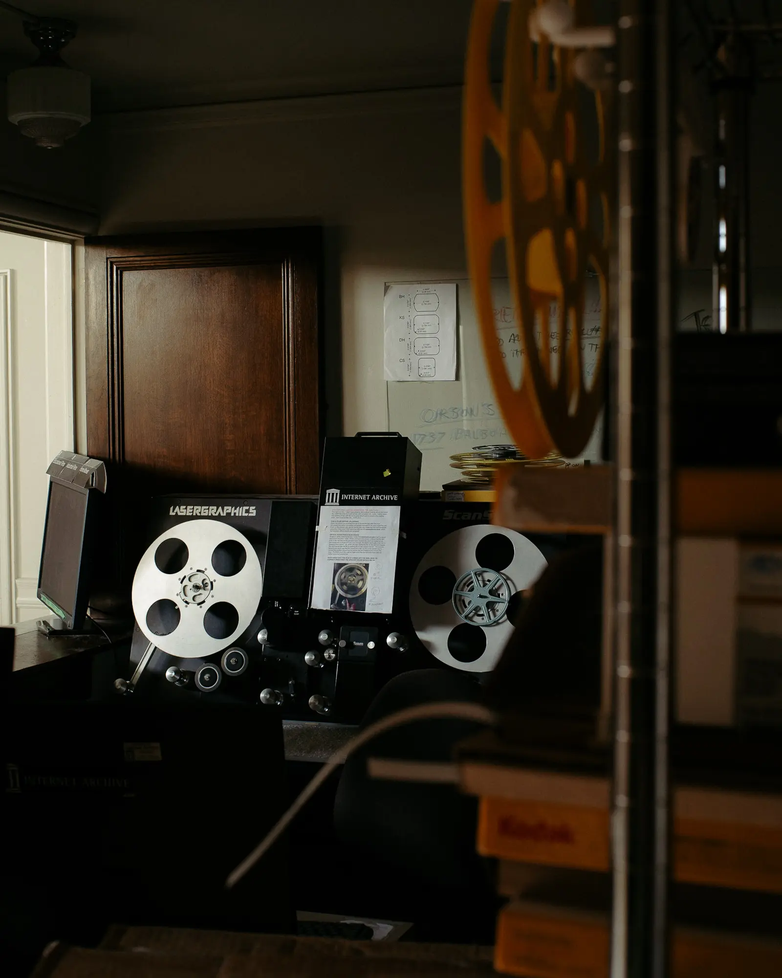 The Archive also collects old recording devices.