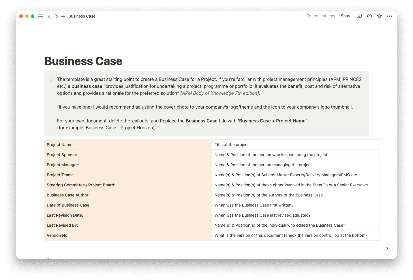 Business case thumbnail