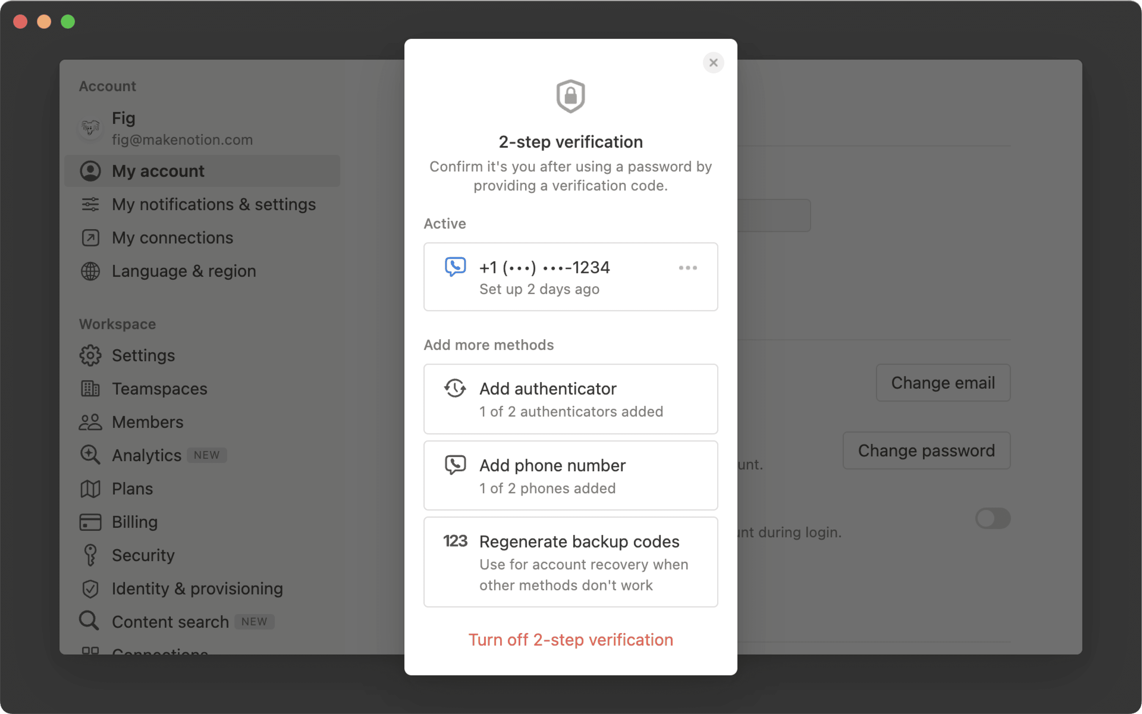 2 step verification what-s new