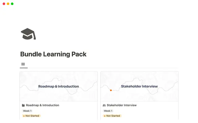 Notion Product Design / UX Ultimate Bundle